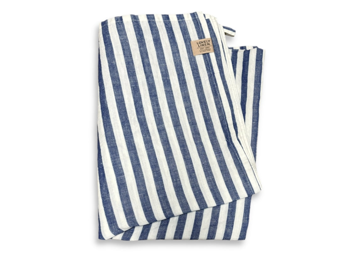 Linnebadlakan Hamam Randig Denim Blue