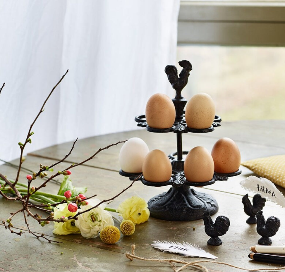 Ägghållare Järn Tupp
