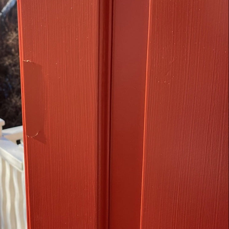 Enkeldörr Kivik 1095x2280 mm engelskt röd (fyndvara)