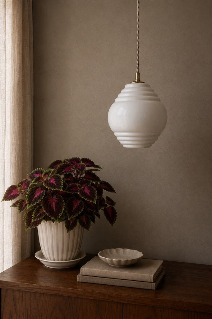 Taklampa Ada opal beige