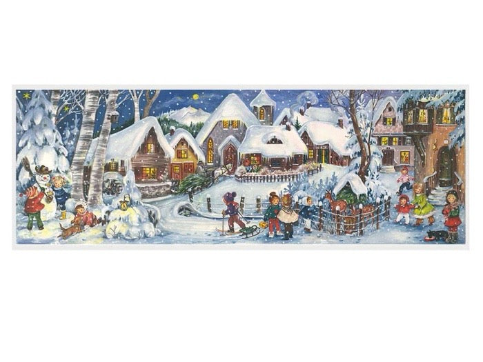 Adventskalender Schneefall