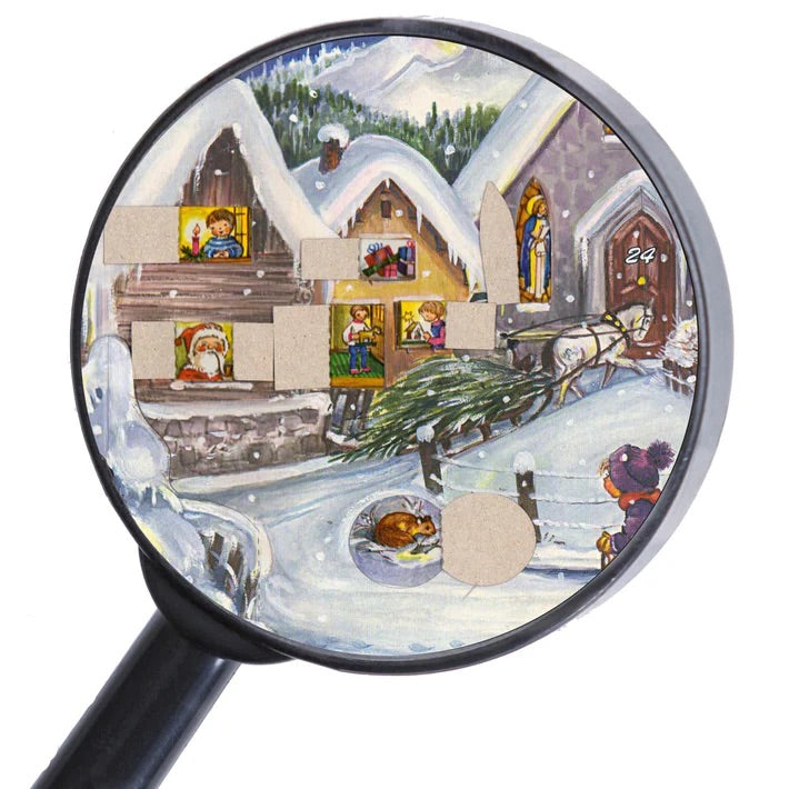 Adventskalender Schneefall