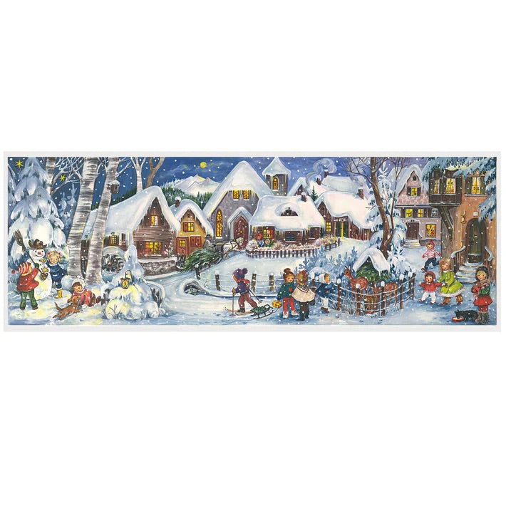 Adventskalender snöfall