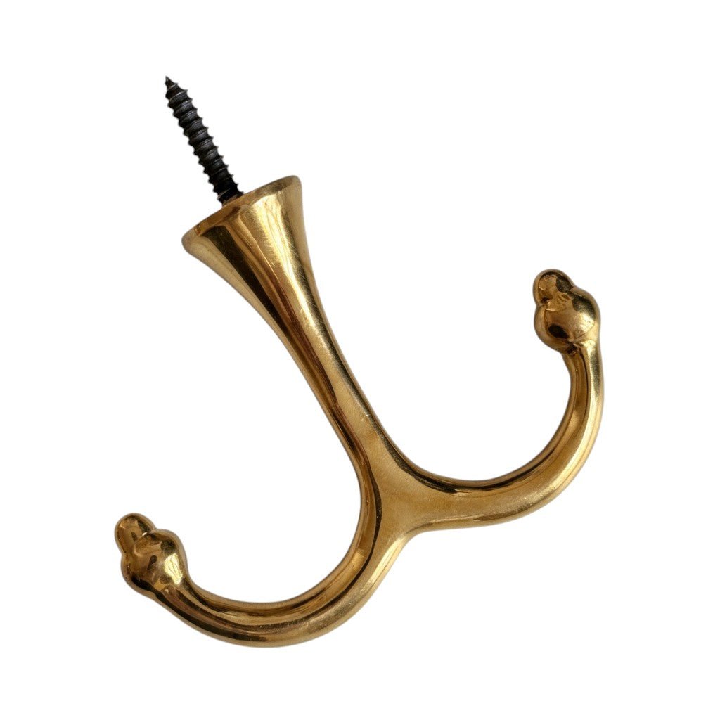 Ankarkrok i obehandlad mässing