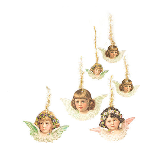 Weihnachtsbaumanhänger Engel Lesezeichen 6er-Pack