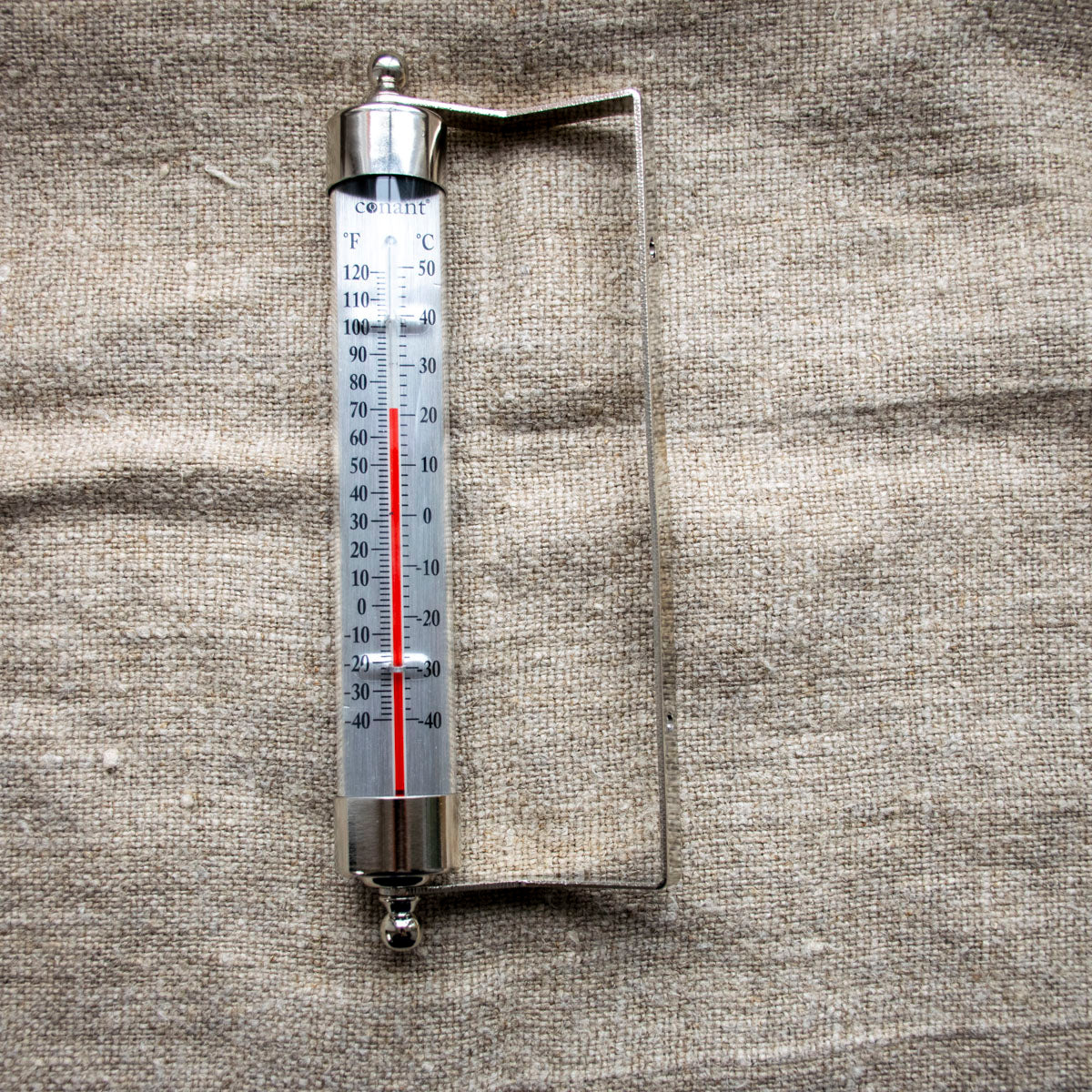 Termometer förnicklad