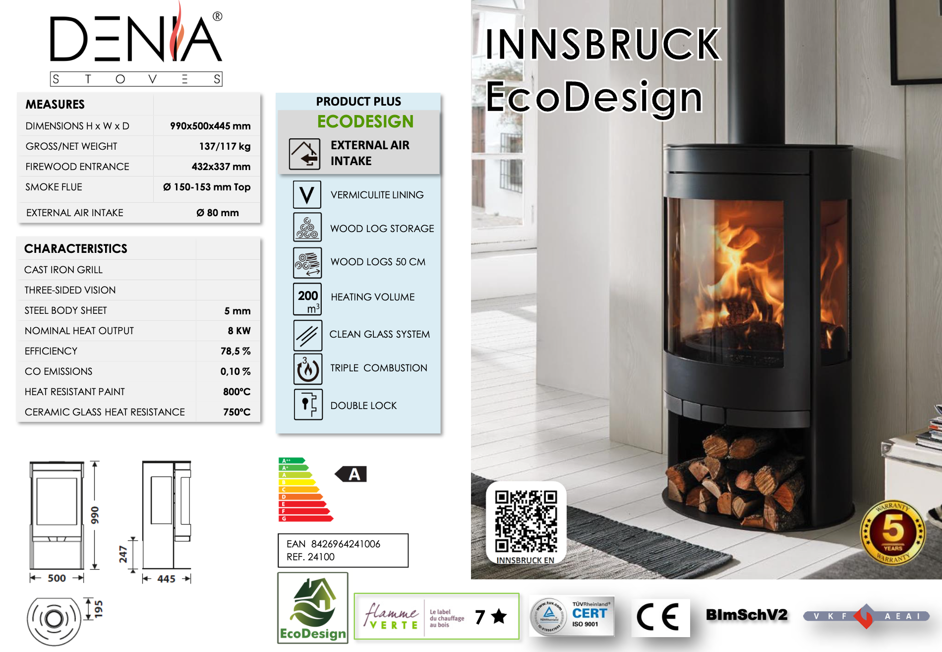 Kamin Denia Innsbruck