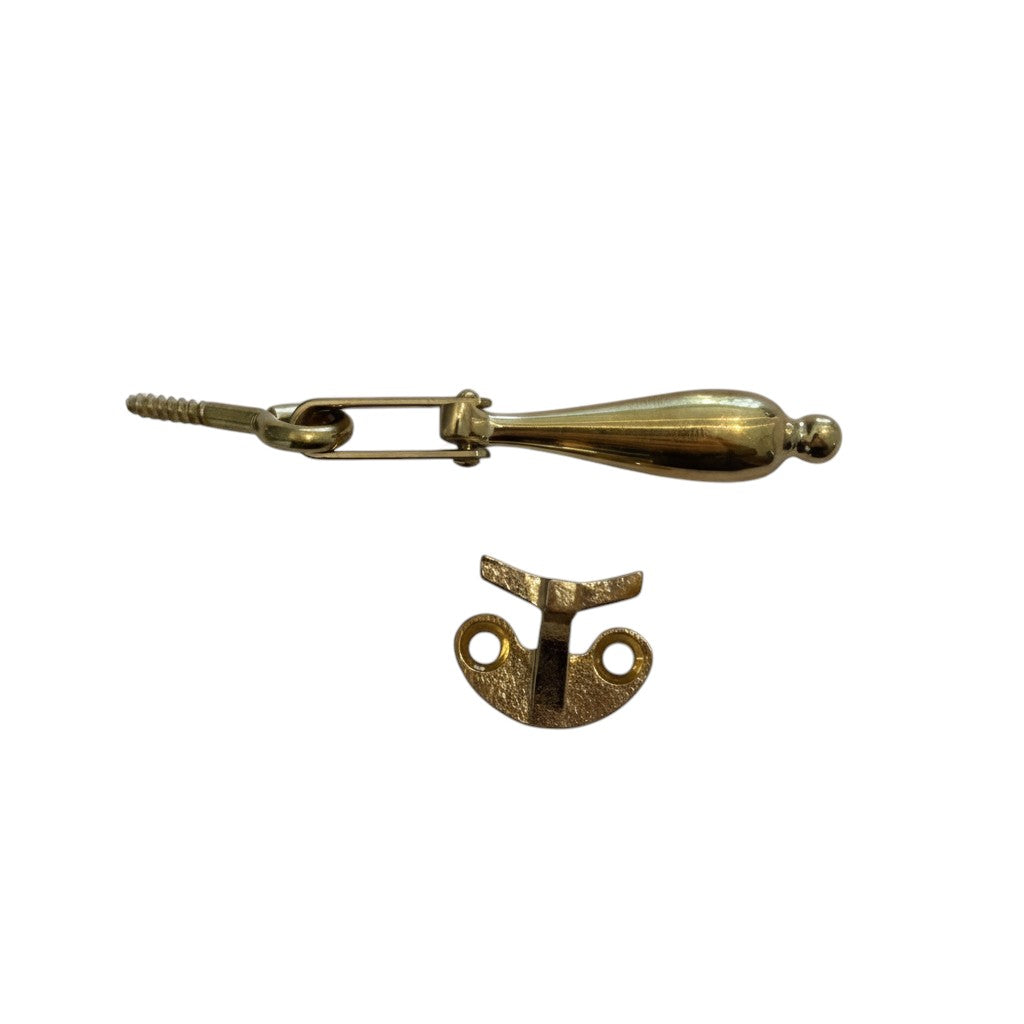 Fönsterlås Droppen Obehandlad Mässing