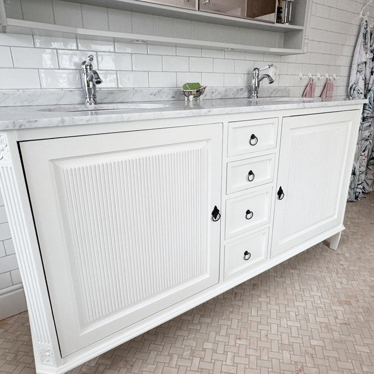 Kommod Fredman dubbel antikvit