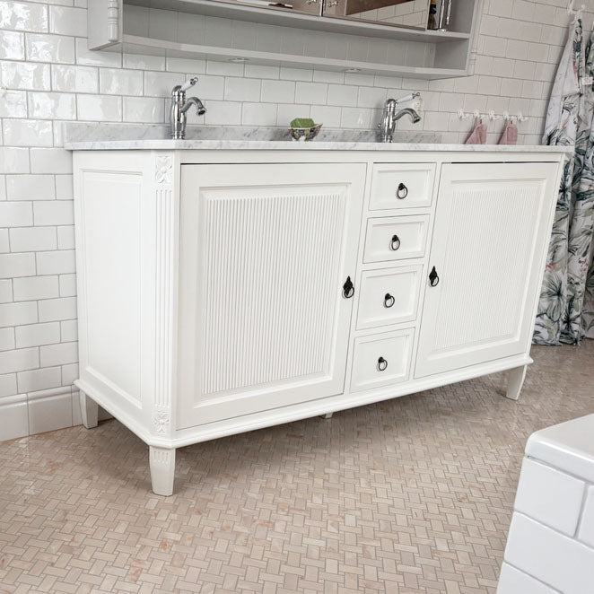 Kommod Fredman dubbel antikvit