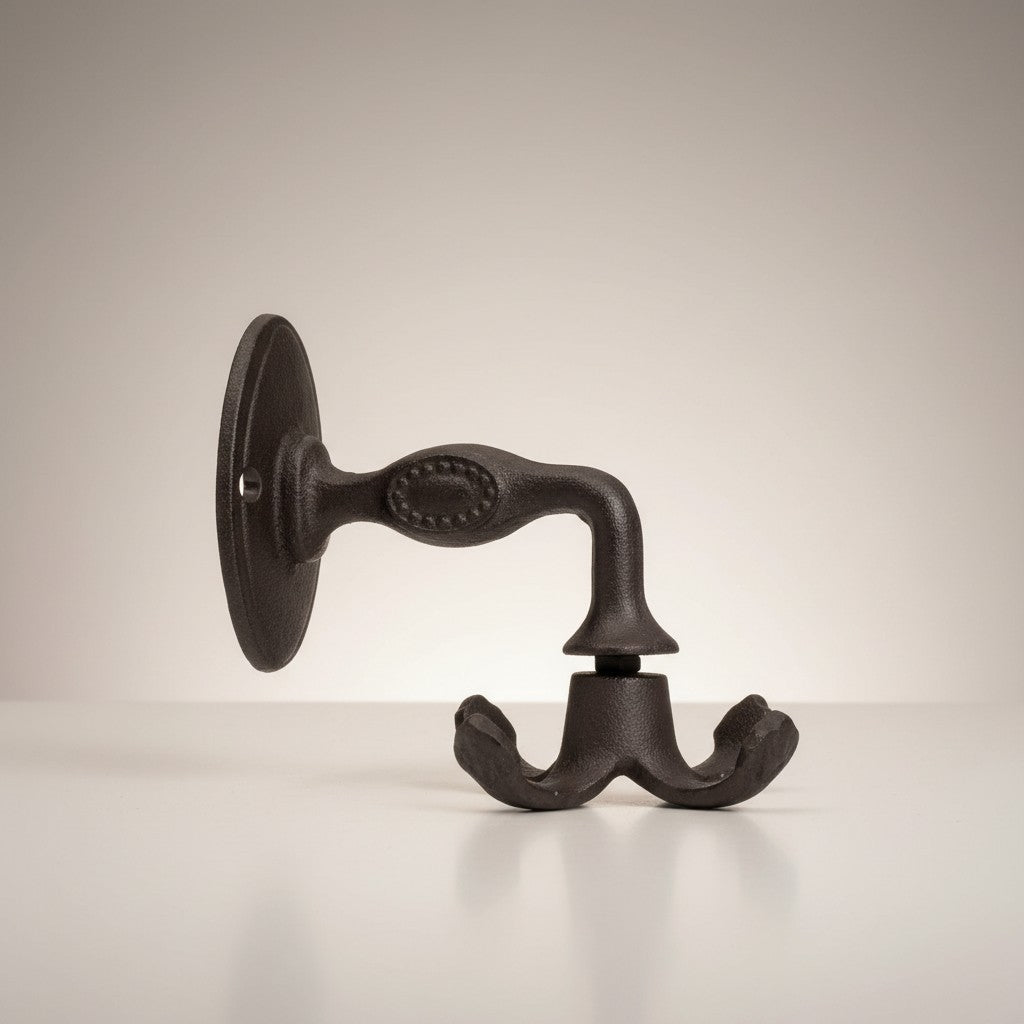 Studenthängare 4 krokar Antik Brun