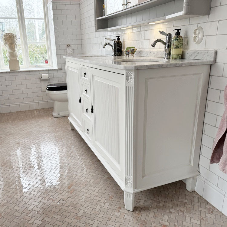 Kommod Fredman dubbel antikvit