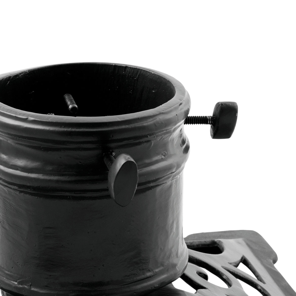 Julgransfot Eva svart