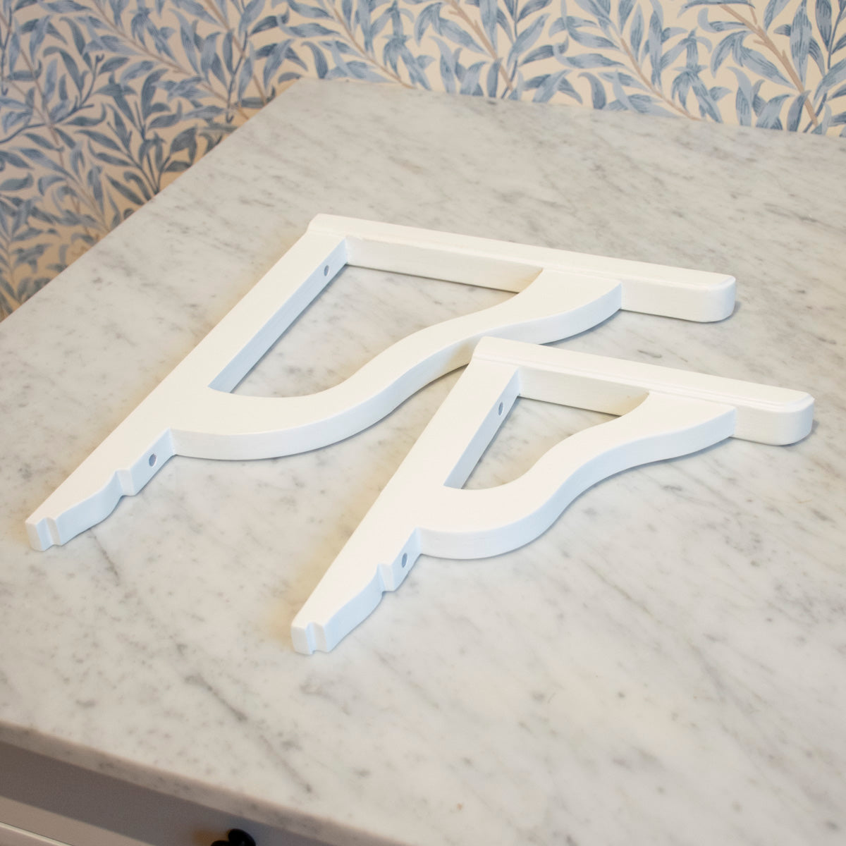 Konsol vit i trä liten