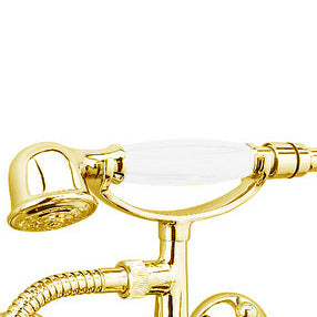 Duschhandtag till Lady badkarsblandare mässing