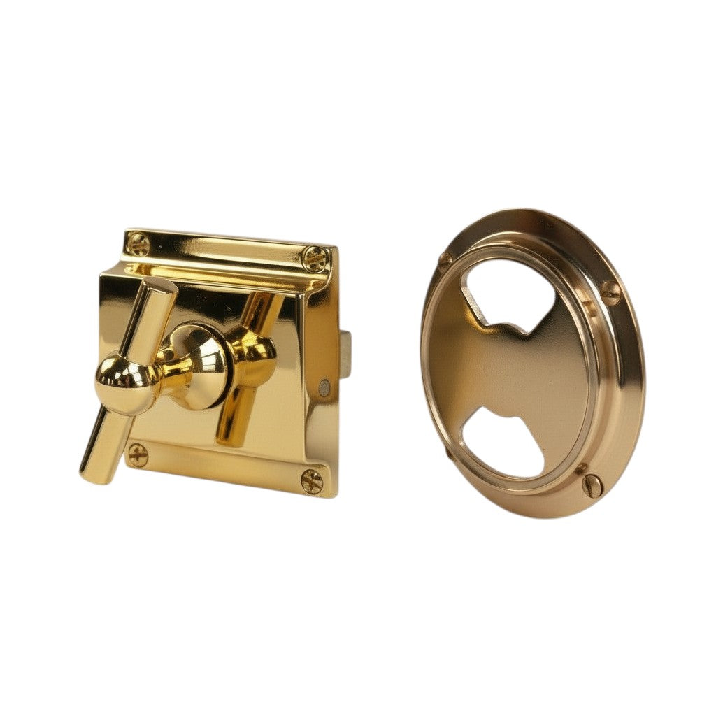 Toalettlås Mässing