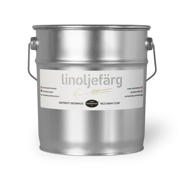 Antike weiße Leinölfarbe Ottossons