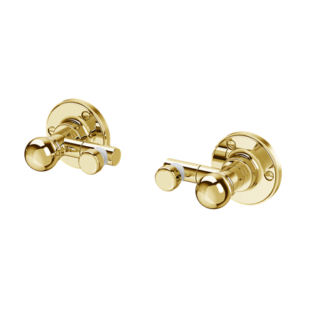 Burlington spegel oval 50x40 cm med väggfästen