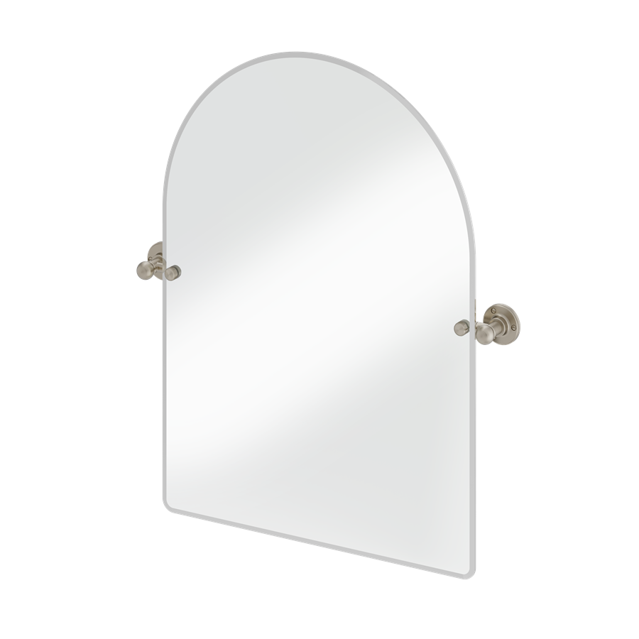 Burlington spegel bågformad 75x55cm med väggfästen