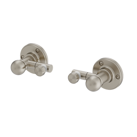 Burlington spegel oval 50x40 cm med väggfästen