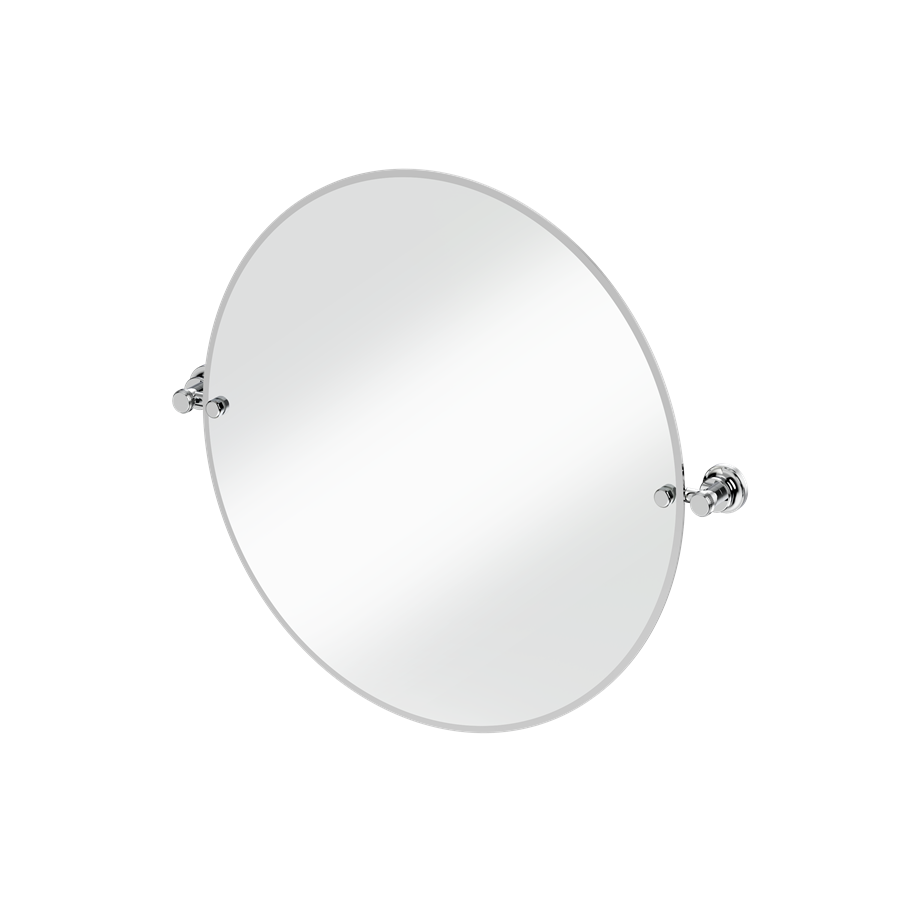 Burlington spegel rund 60 cm med väggfästen