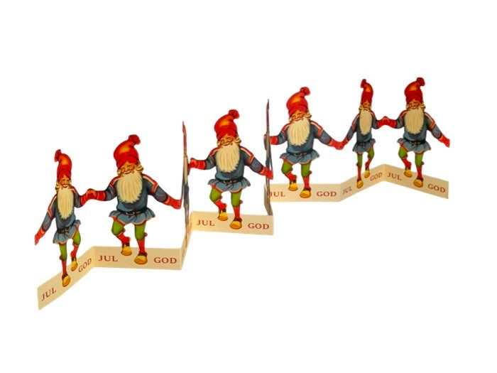 Pappersrad Tomte God Jul