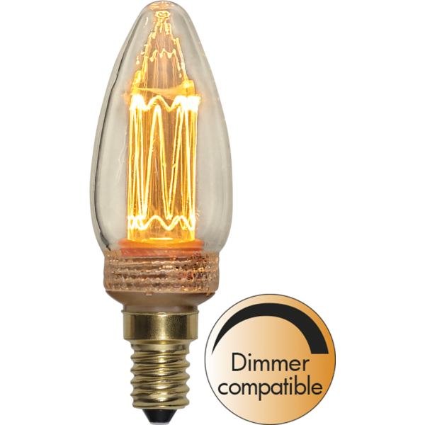 LED-lampa E14 C35 New generation classic