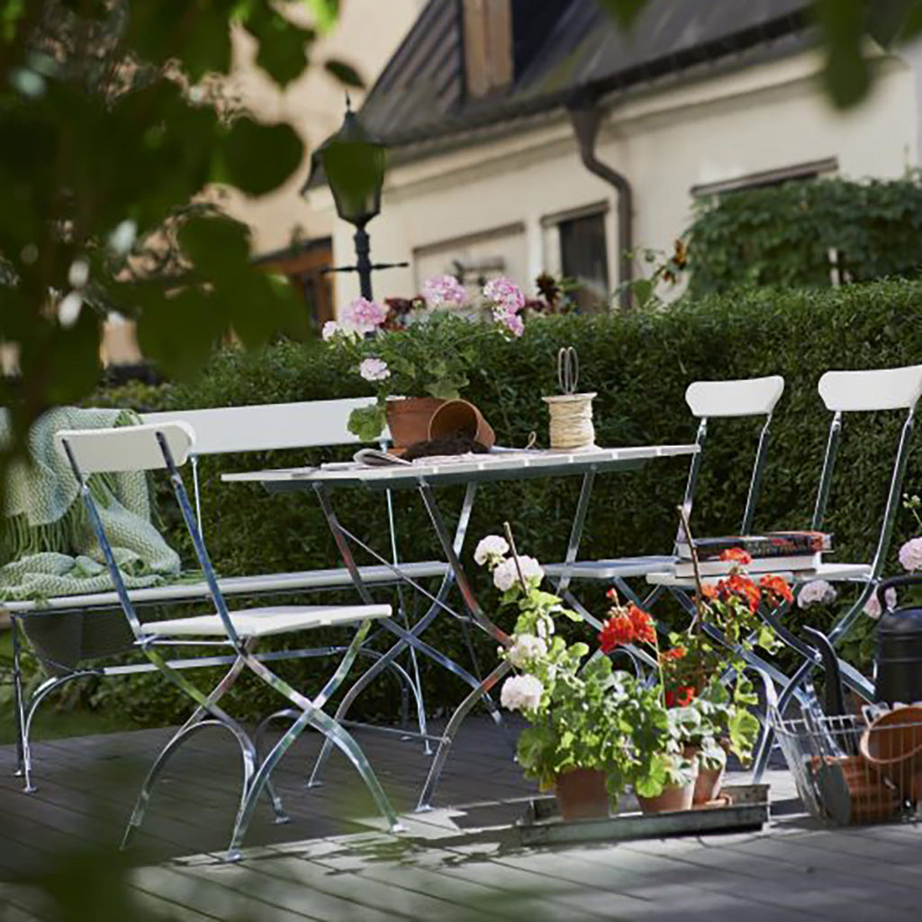 Grythyttan Biergartentisch Weiß