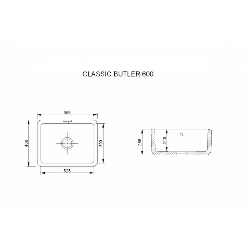 Shaws Classic Butler 600