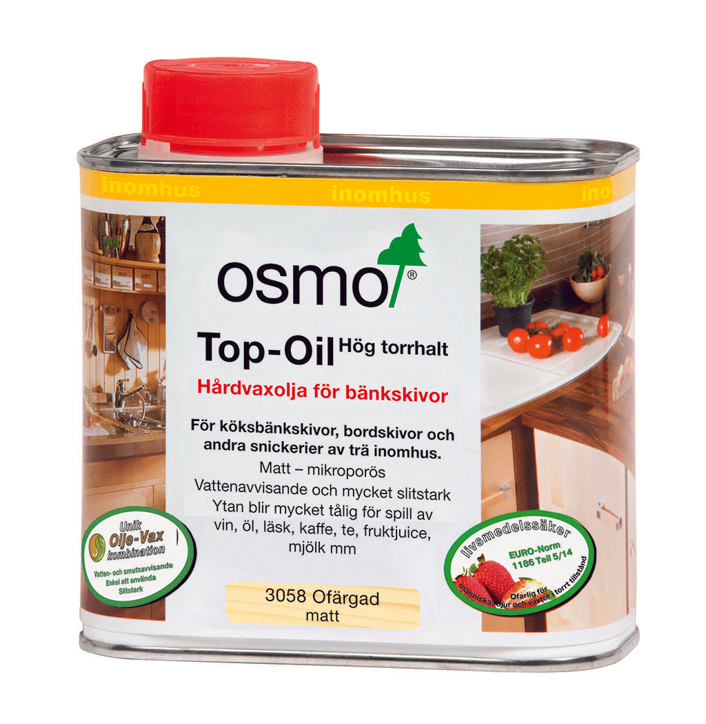 Osmo top-oil ofärgad 0,5 l 3058