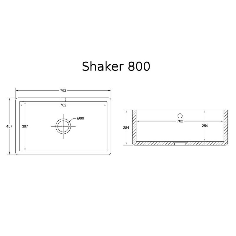 Diskho i porslin Shaws Classic Shaker 760