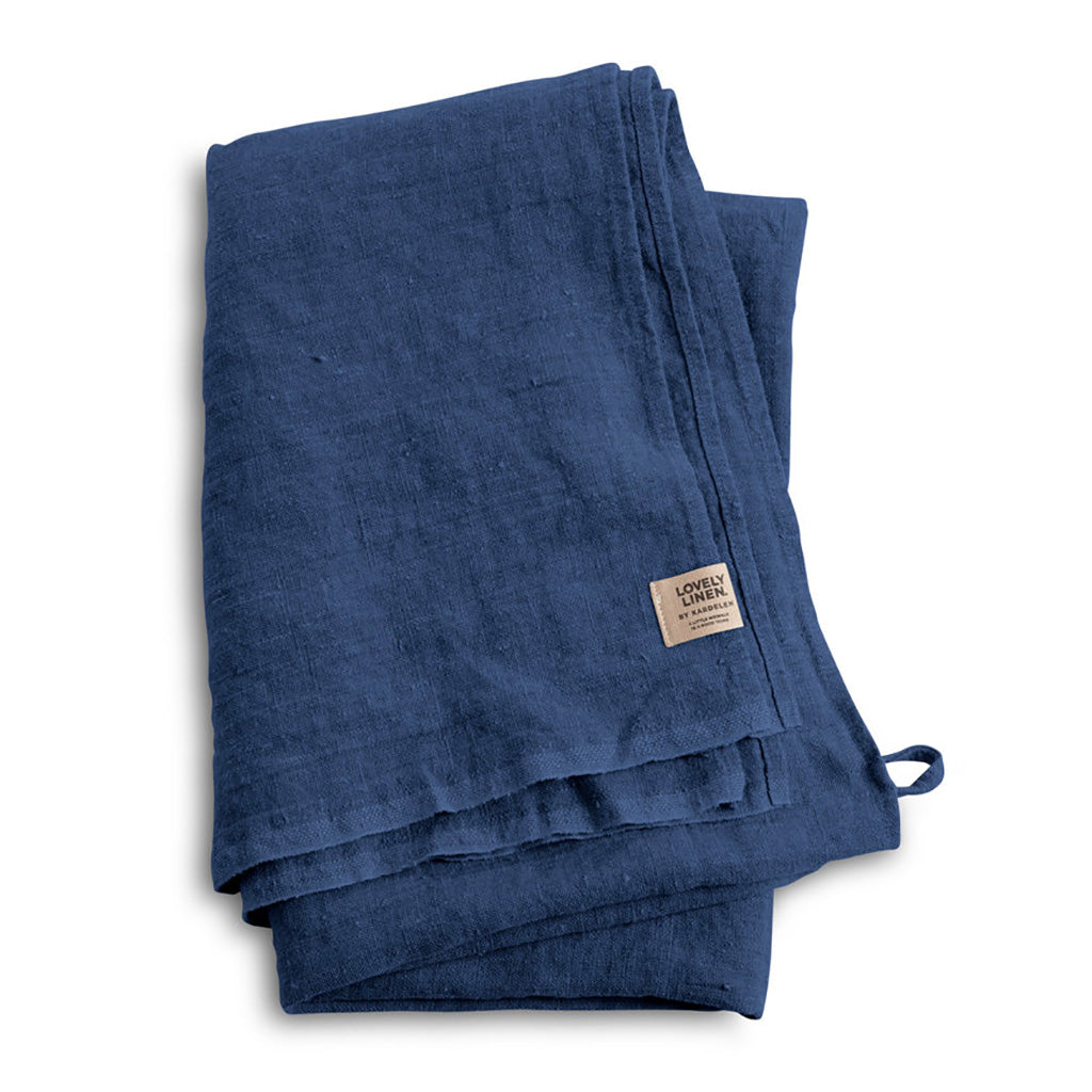 Badetücher aus Leinen Hamam Denim Blau