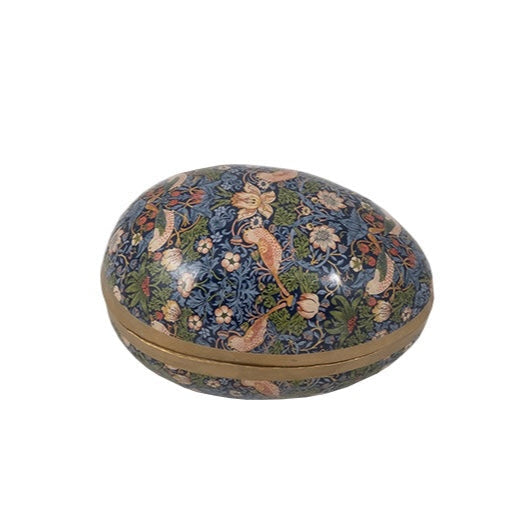 Osterei 15 cm William Morris Strawberry Thief